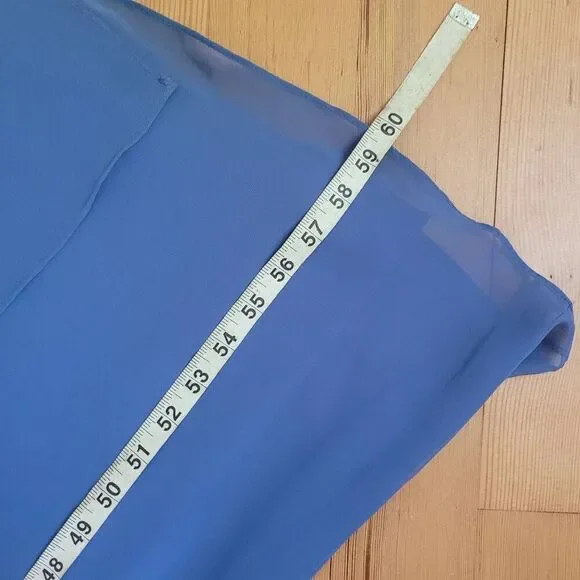 NWT Alfred Angelo navy single strap maxi dress sweetheart neckline wedding guest - Picture 14 of 16